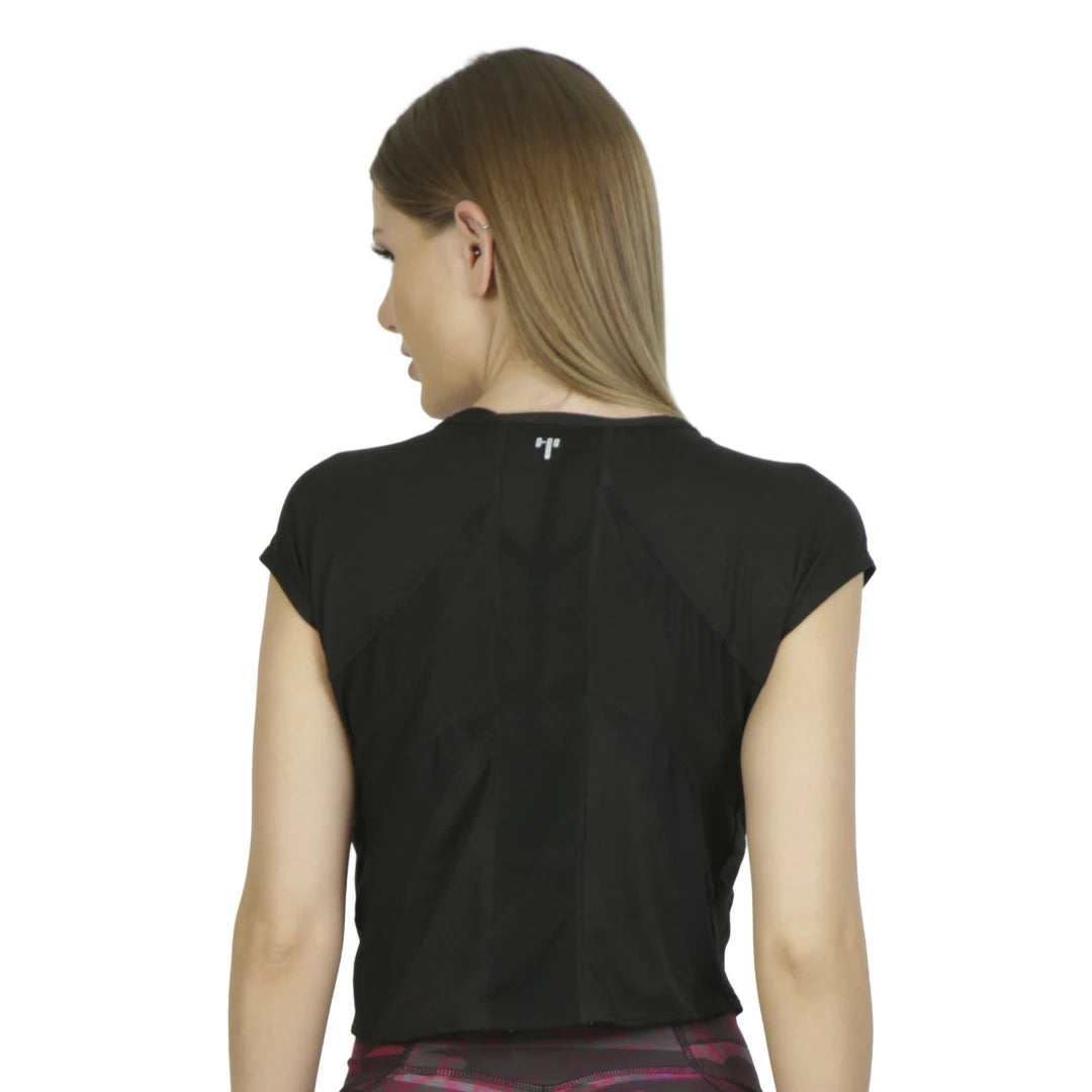 Camiseta con escote cruzado MONTREAL