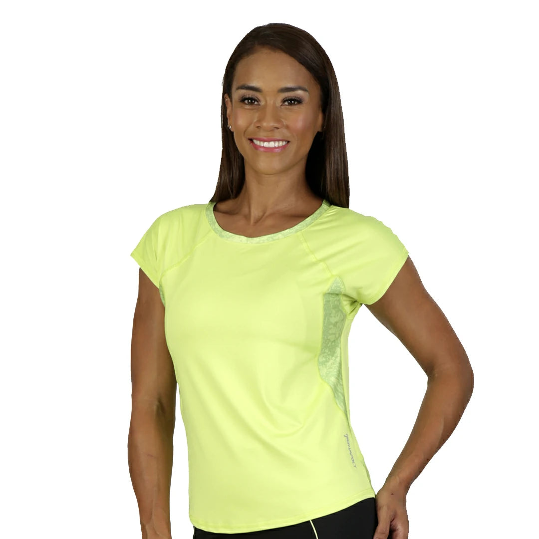 Camiseta malla costados GREEN GLOW