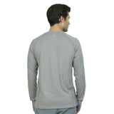 CAMISETA MANGA LARGA GRIS PARA CABALLERO TEXTURA EXTRA SUAVE -  HIGH IMPACT