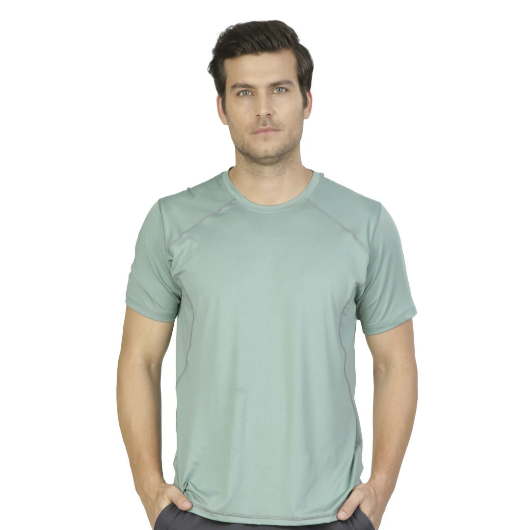 Camiseta con aberturas decorativas en hombros CABALLERO