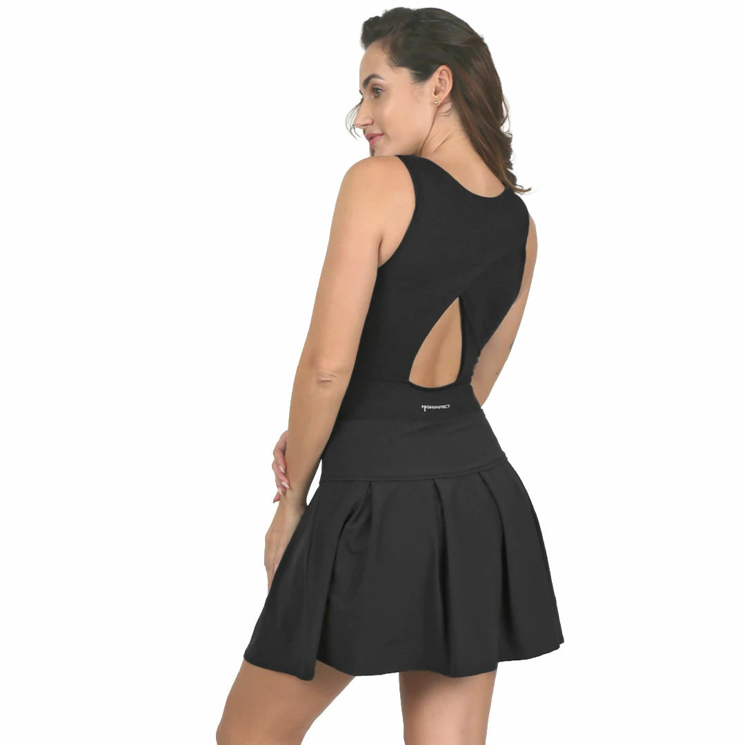 Vestido negro para tennis basico