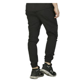 Pants slim negro con bolsillos y jareta Neutral Ground High Impact
