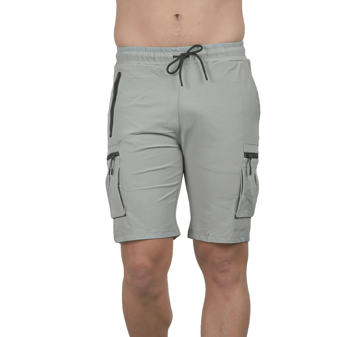 Short rompevientos con bolsillos neutral ground GRIS