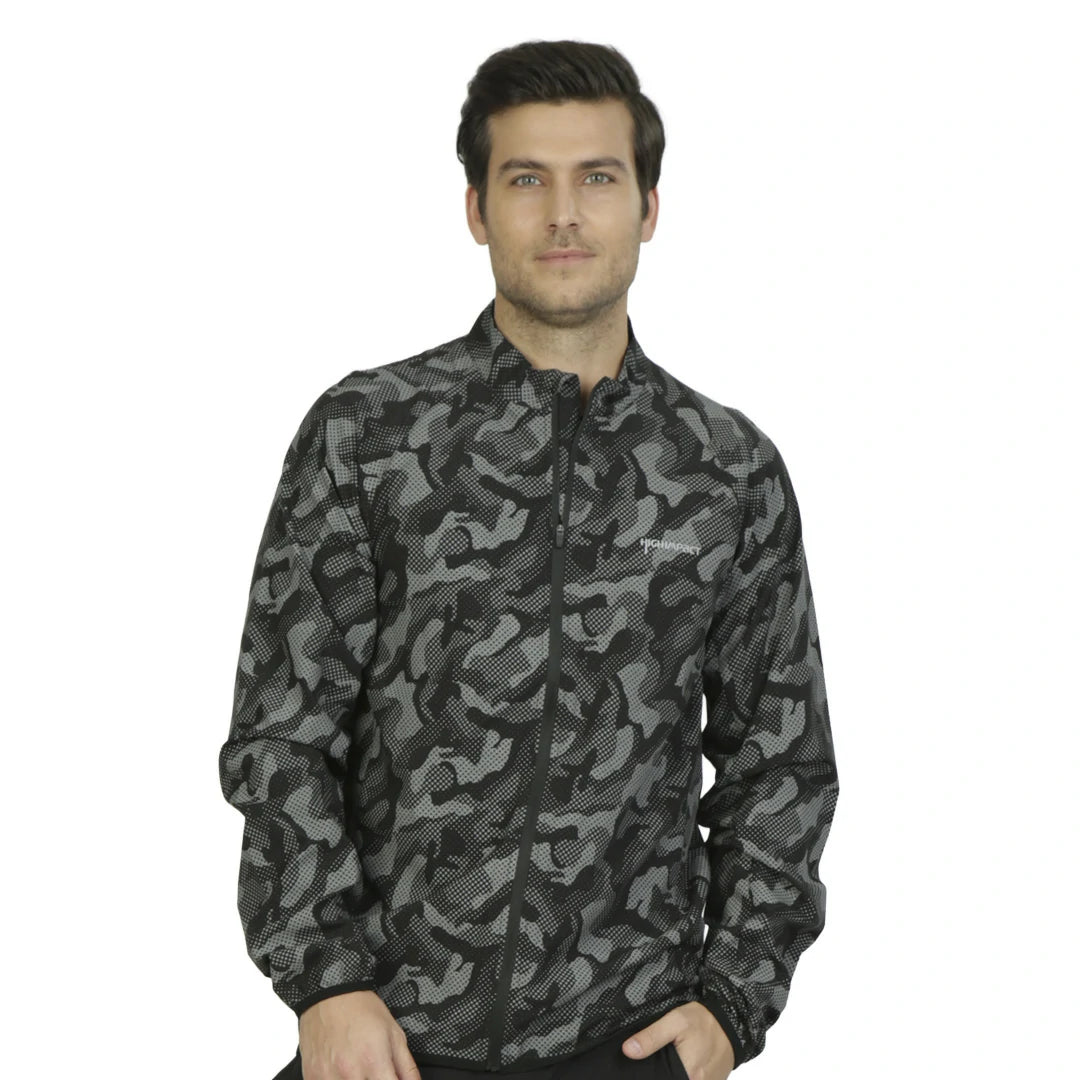 Chamarra con reflejantes y capucha ligera CABALLERO