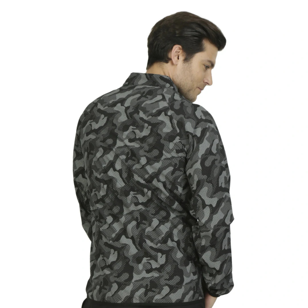 Chamarra con reflejantes y capucha ligera CABALLERO