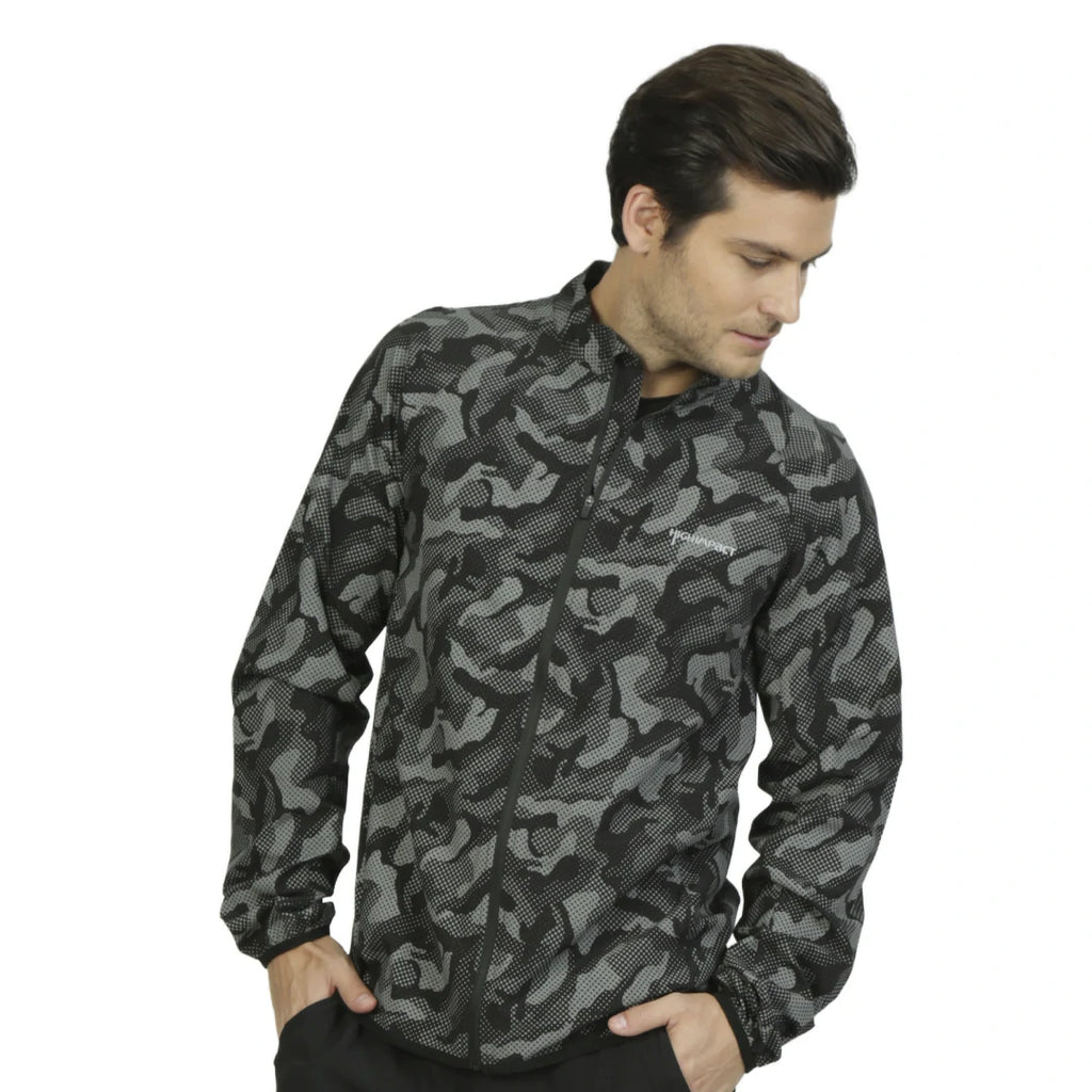 Chamarra con reflejantes y capucha ligera CABALLERO