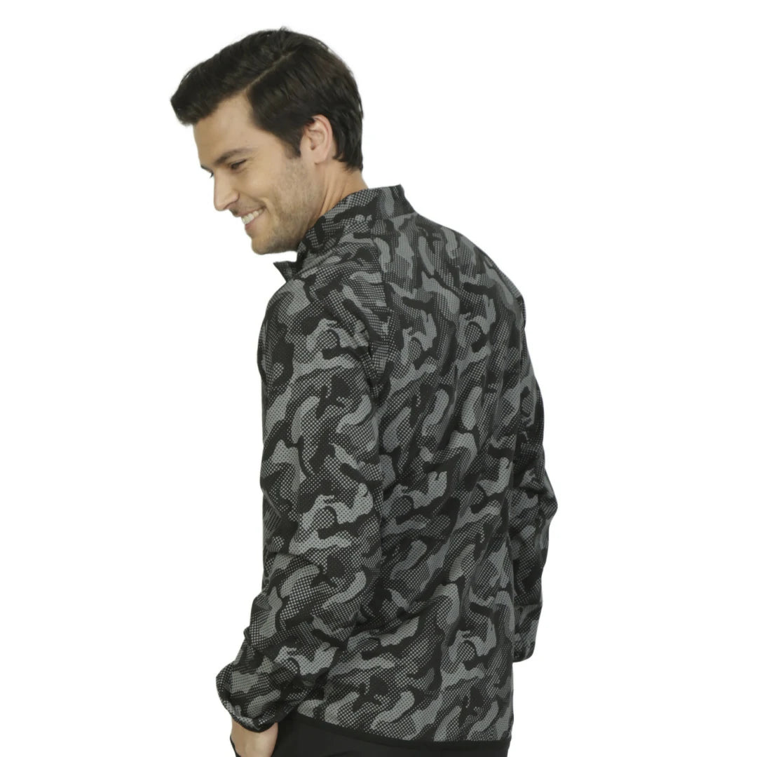 Chamarra con reflejantes y capucha ligera CABALLERO