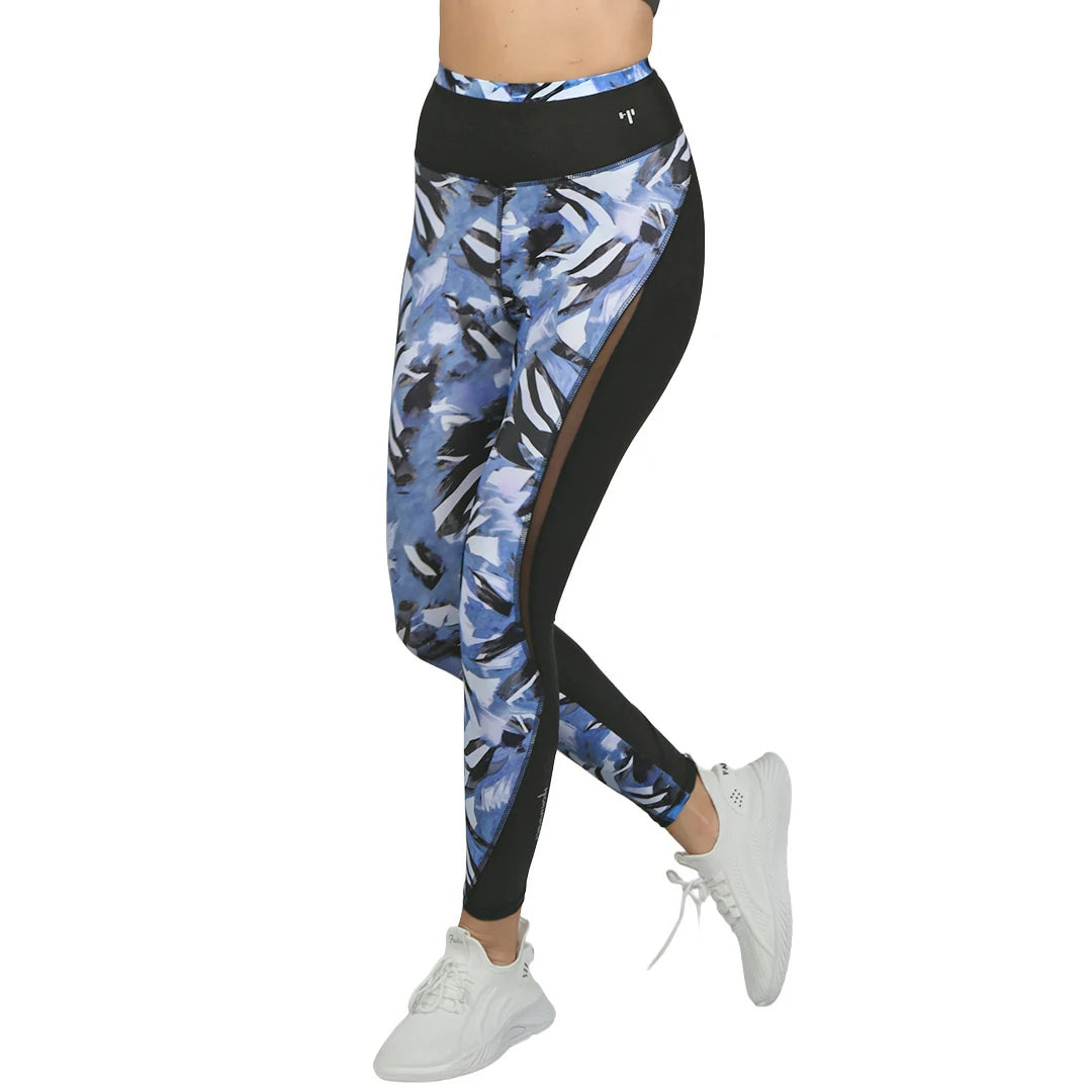 Leggings estampados con negro y transparencia Dynamic