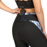 Leggings estampados con negro y transparencia Dynamic