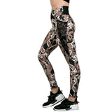 Leggings estampados beige y gris Stiniva