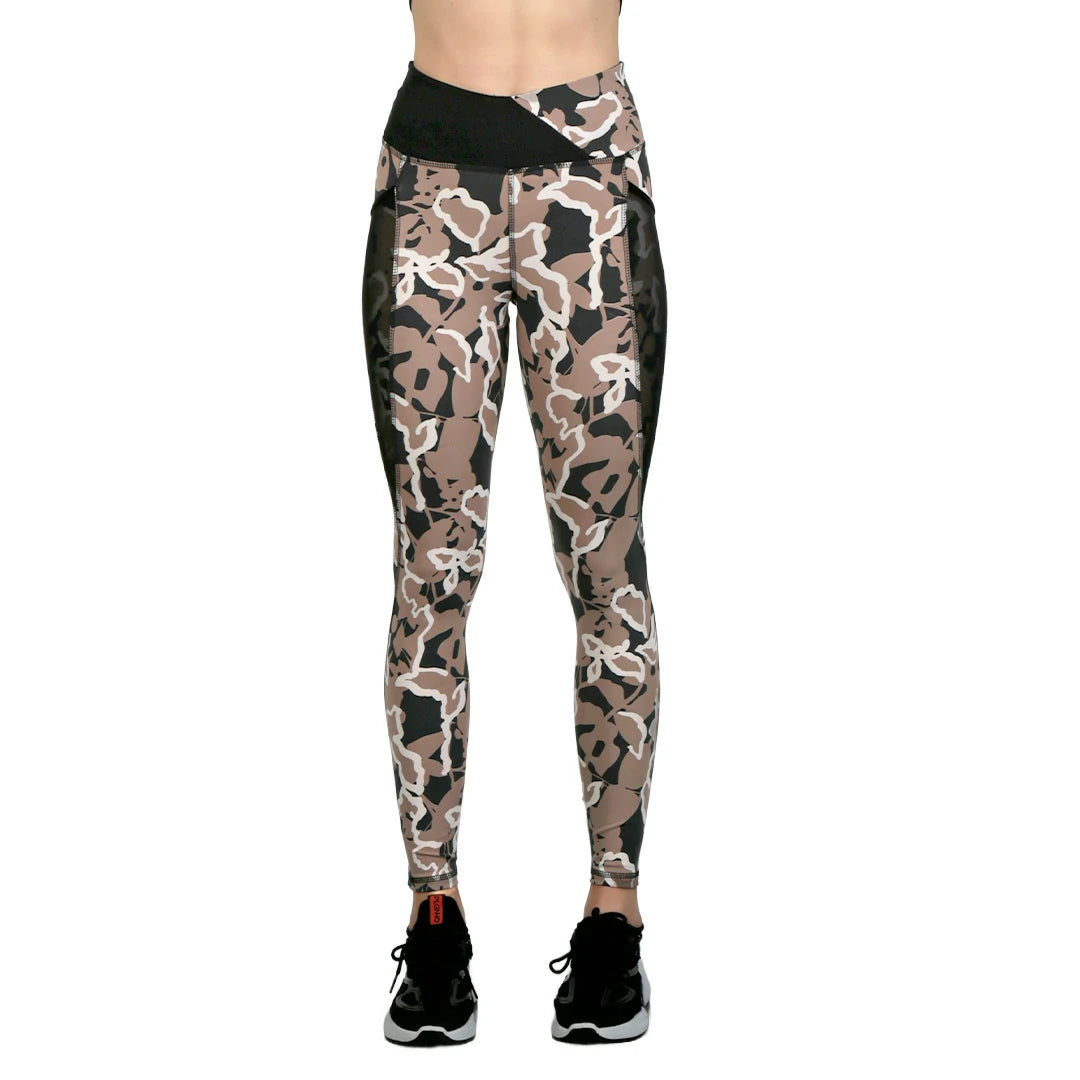 Leggings estampados beige y gris Stiniva