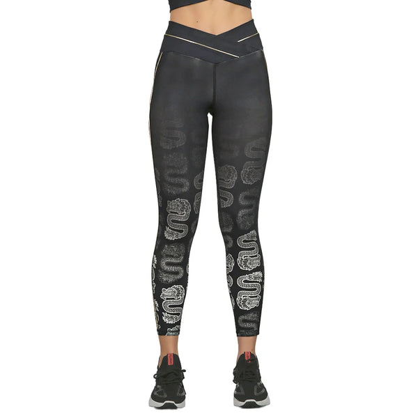 Leggings negros con estampado degradado VoyXMex High Impact