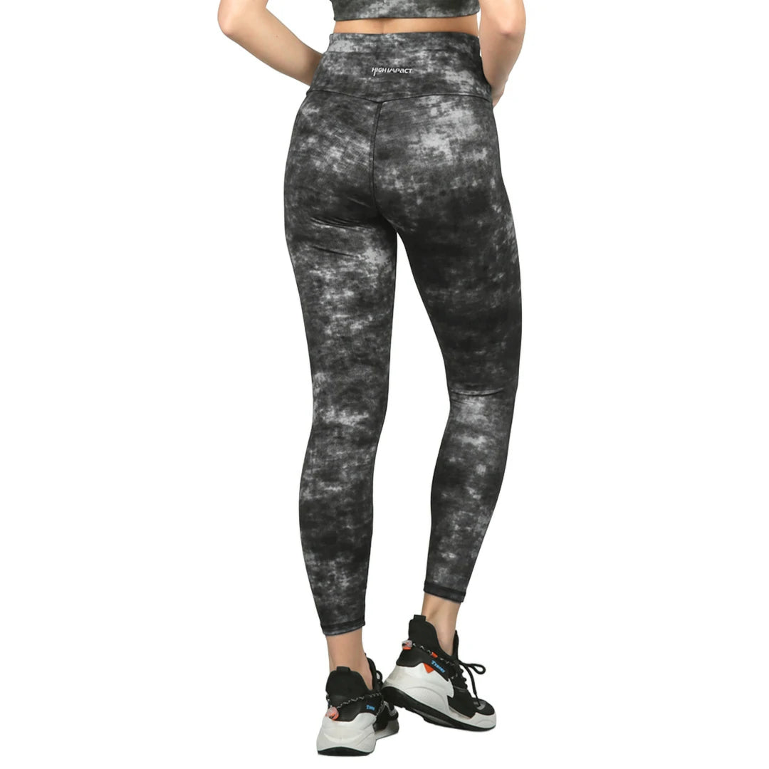 Leggings estampado gris y negro Básicos