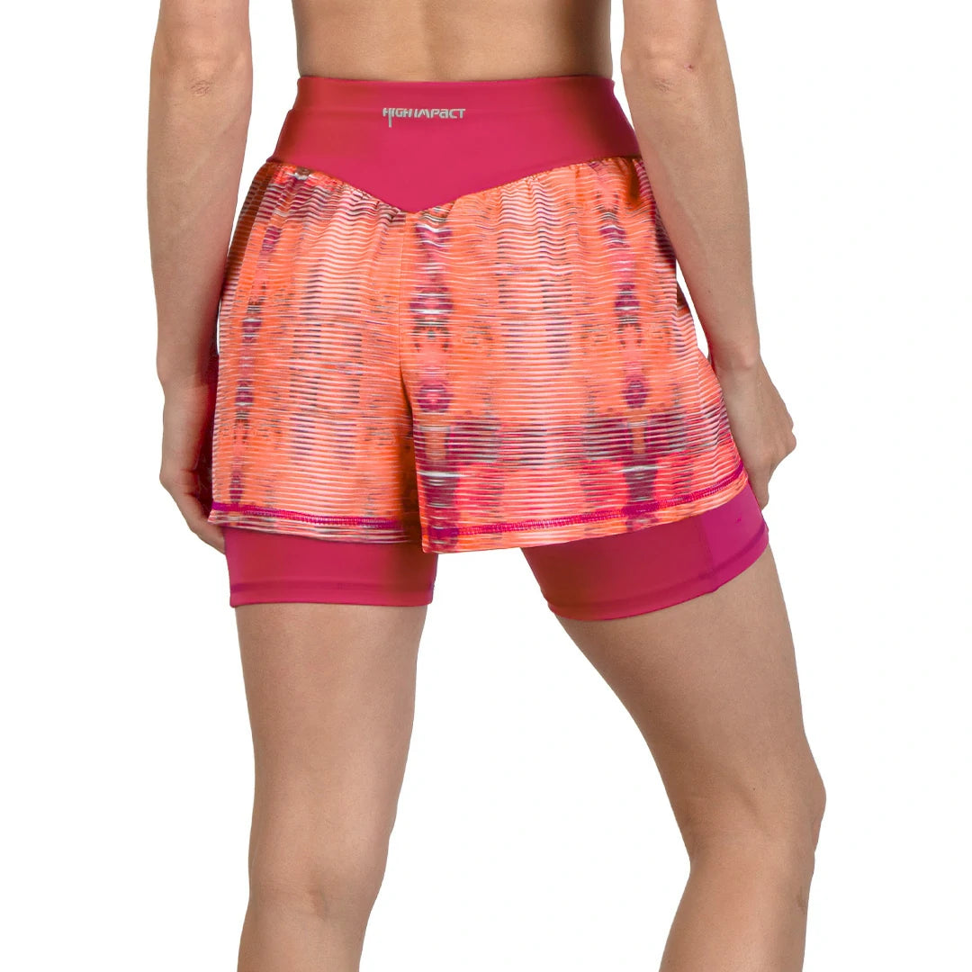 Short doble Coral