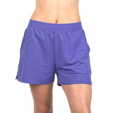 Short morado de tela suave Fiore High Impact