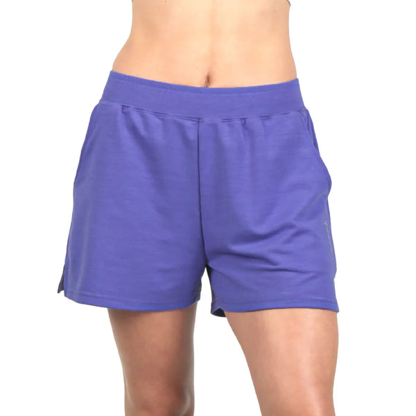 Short morado de tela suave Fiore High Impact