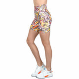 SHORT ESTAMPADO BENGAL DEPORTIVO  PARA DAMA AJUSTADO  - HIGH IMPACT