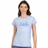 Camiseta manga corta azul claro con estampado Dynamic