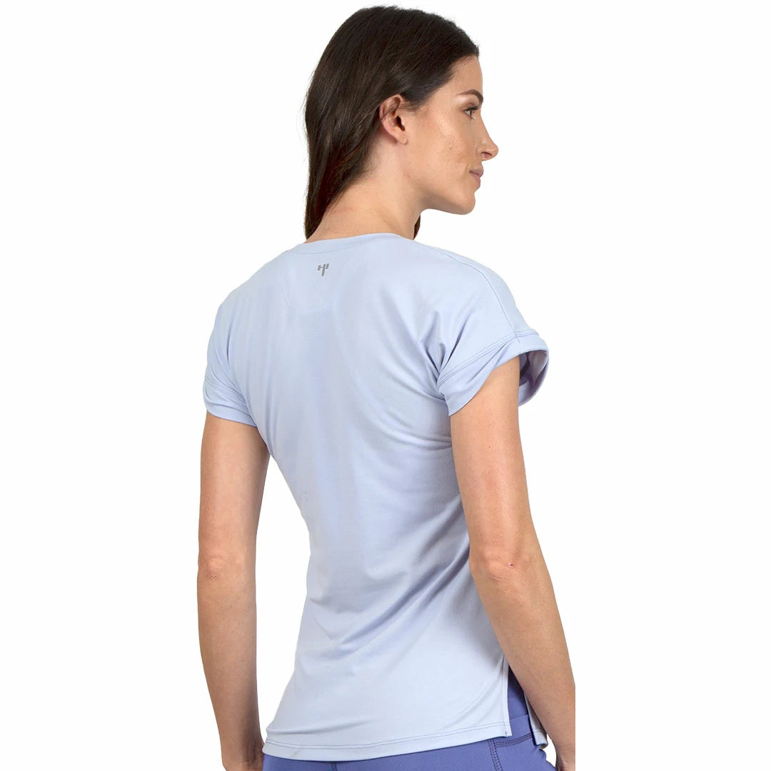 Camiseta manga corta azul claro con estampado Dynamic