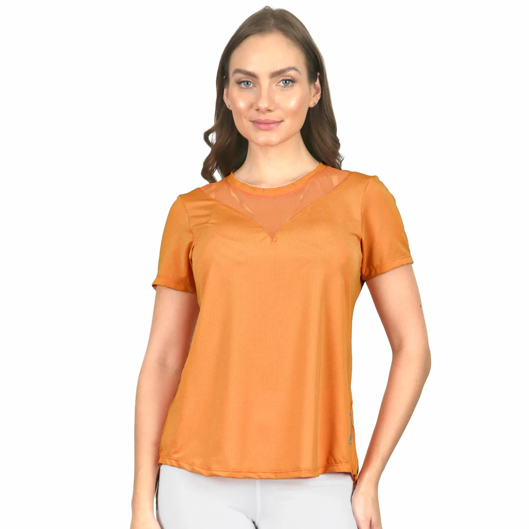 Camiseta BENGAL de manga corta con apertura en espalda baja