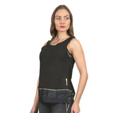 Camiseta sin mangas negra, con ajuste en la espalda VoyXMex High Impact