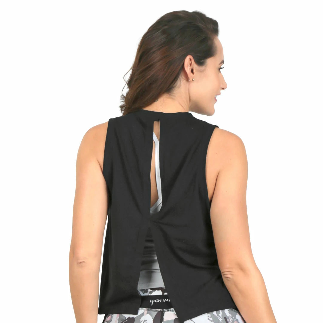 Top largo Romantic con apertura en la espalda