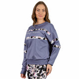 Sudadera Morada oversize deportiva AURA