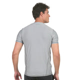 Camiseta m/c gris con estampado al frente Neutral Ground High Impact