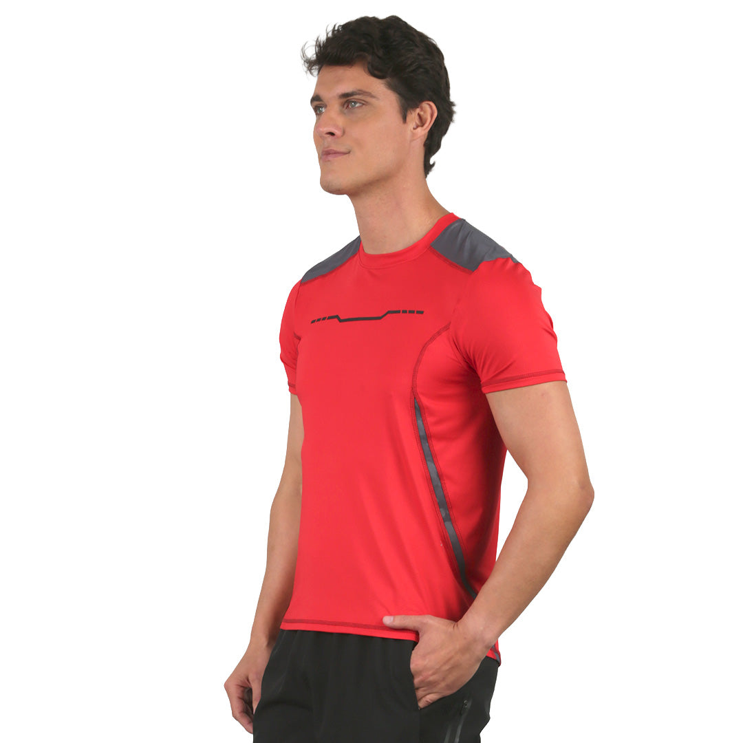 Camiseta roja m/c Neutral Ground High Impact
