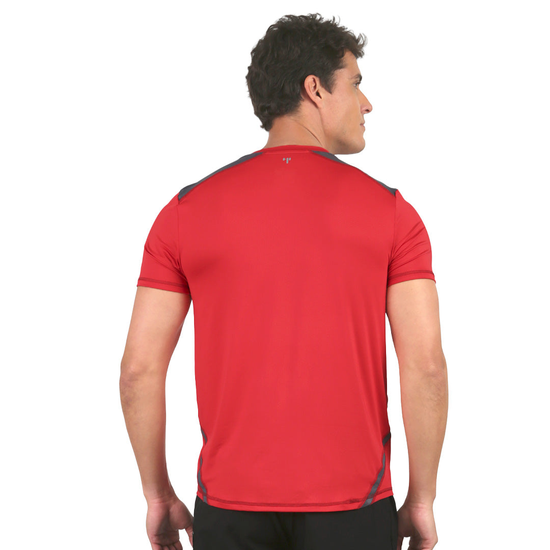 Camiseta roja m/c Neutral Ground High Impact