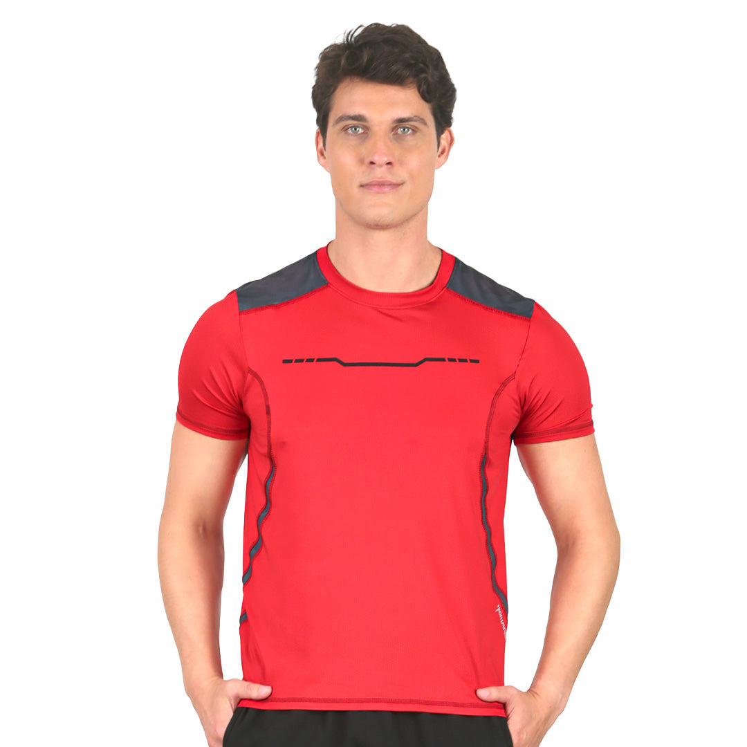 Camiseta roja m/c Neutral Ground High Impact