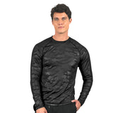 Camiseta caballero gris camuflaje manga larga Neutral Ground