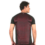 Camiseta caballero estampada roja y negra manga corta Neutral Ground High Impact