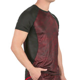 Camiseta caballero estampada roja y negra manga corta Neutral Ground High Impact