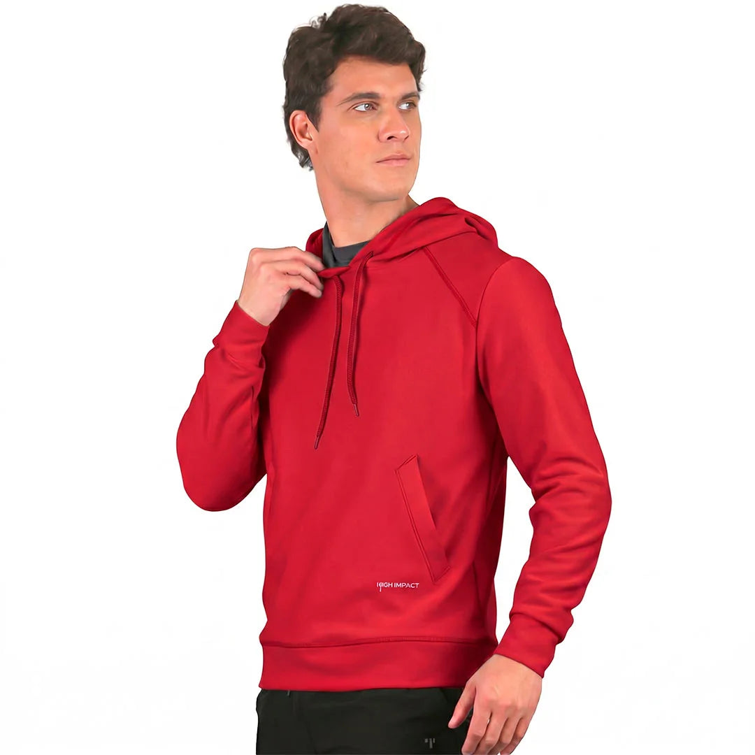 Sudadera roja con capucha Neutral Ground High Impact
