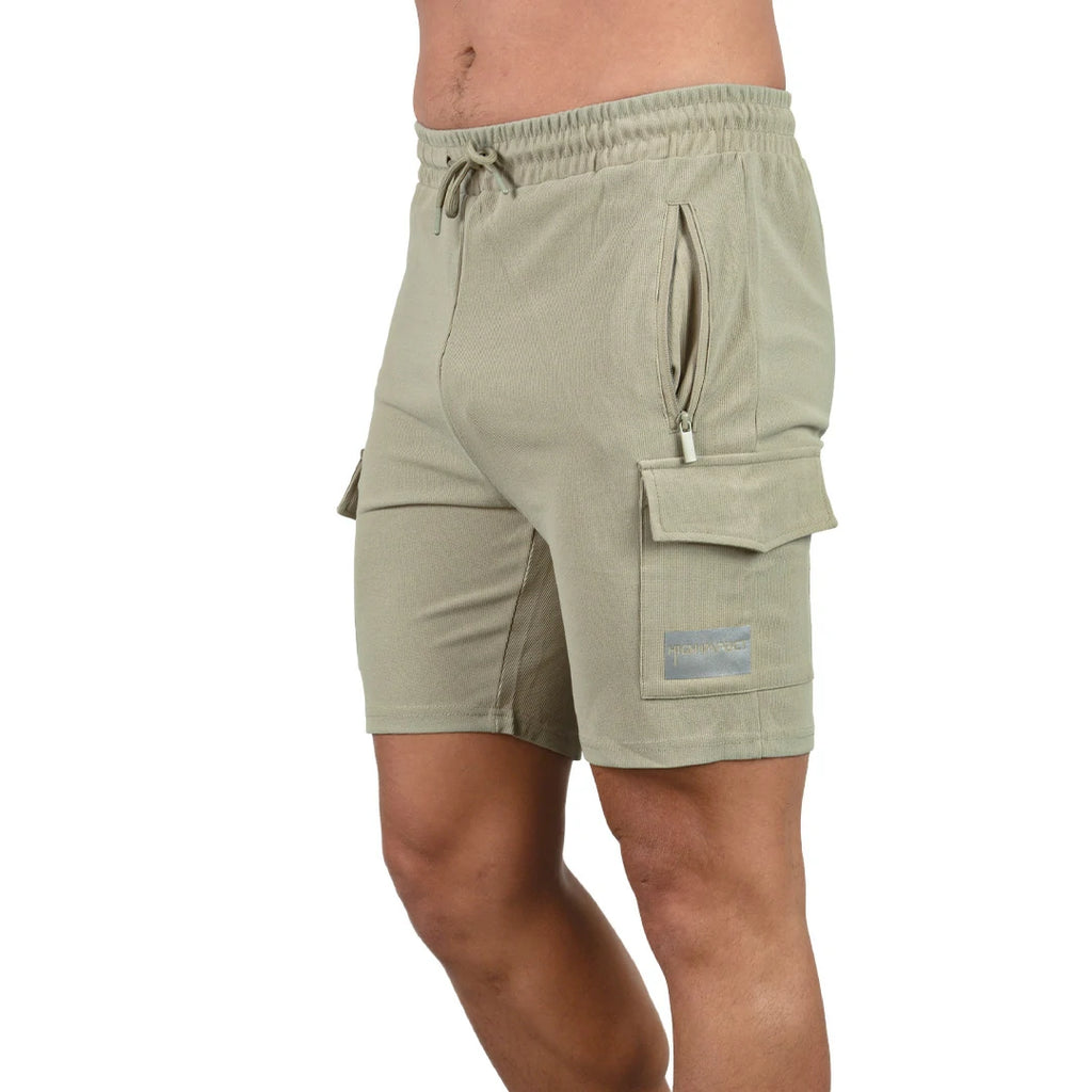 Set bermuda y camiseta neutral ground OLIVO