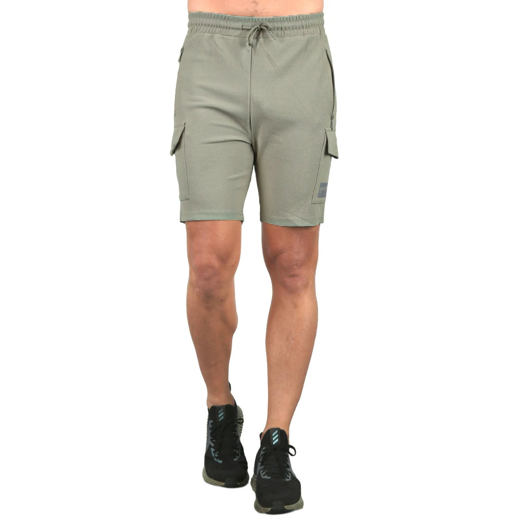 Set bermuda y camiseta neutral ground OLIVO