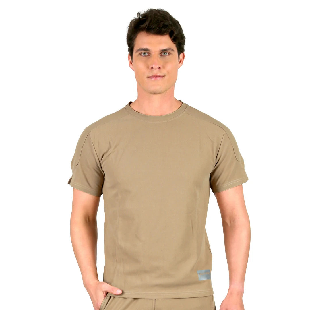 Set bermuda y camiseta neutral ground CAMEL