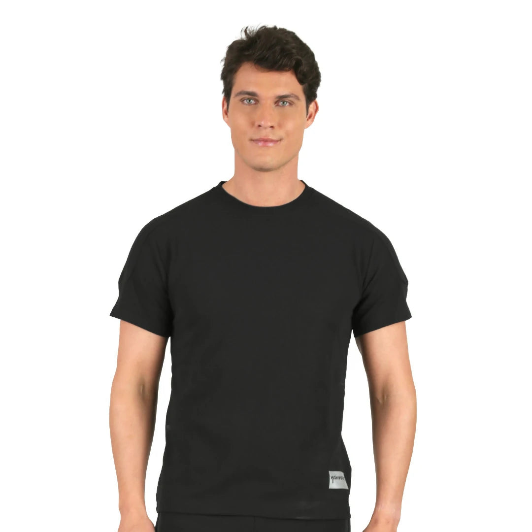 Set bermuda y camiseta neutral ground NEGRO