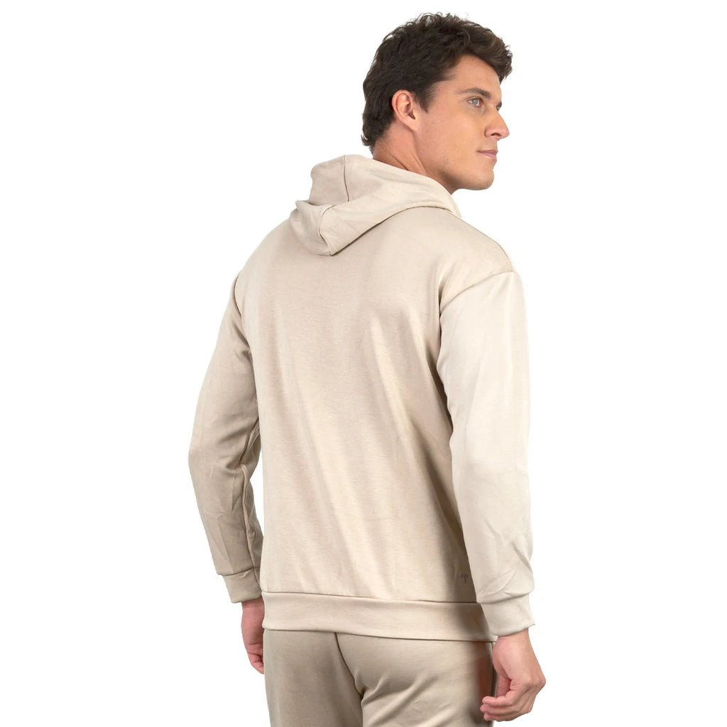 Set sudadera con pants neutral ground BEIGE