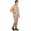 Set chamarra y pants rompevientos neutral ground  BEIGE