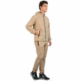 CONJUNTOS DEPORTIVOS PARA CABALLERO ROMPEVIENTOS COLOR BEIGE  - HIGH IMPACT