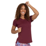 Camiseta BOA color vino