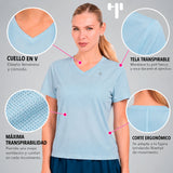 Camiseta básica azul cielo de manga corta - foto 1