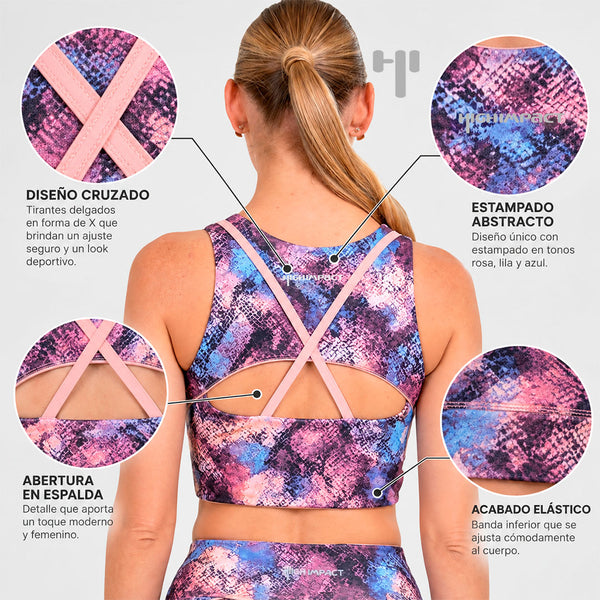 Crop top Boa con estampado - foto 1
