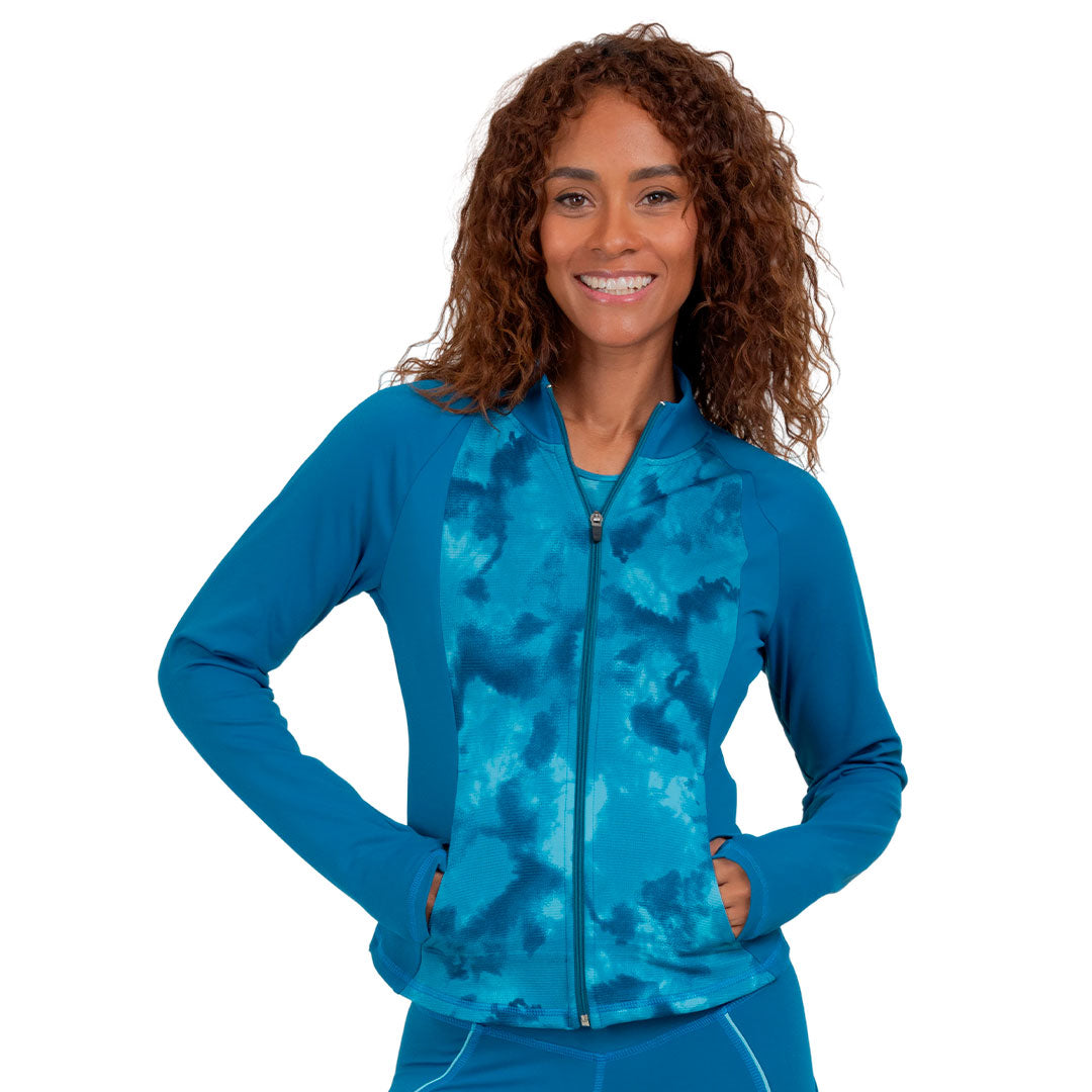 Chamarra Storm azul y estampado Storm - foto 3