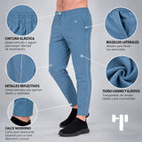 Pants Olympic azul de corte recto - foto 1