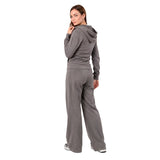 Conjunto Sweater Weather gris de chamarra y pants