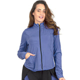 Chamarra deportiva azul con detalle trasero Dynamic