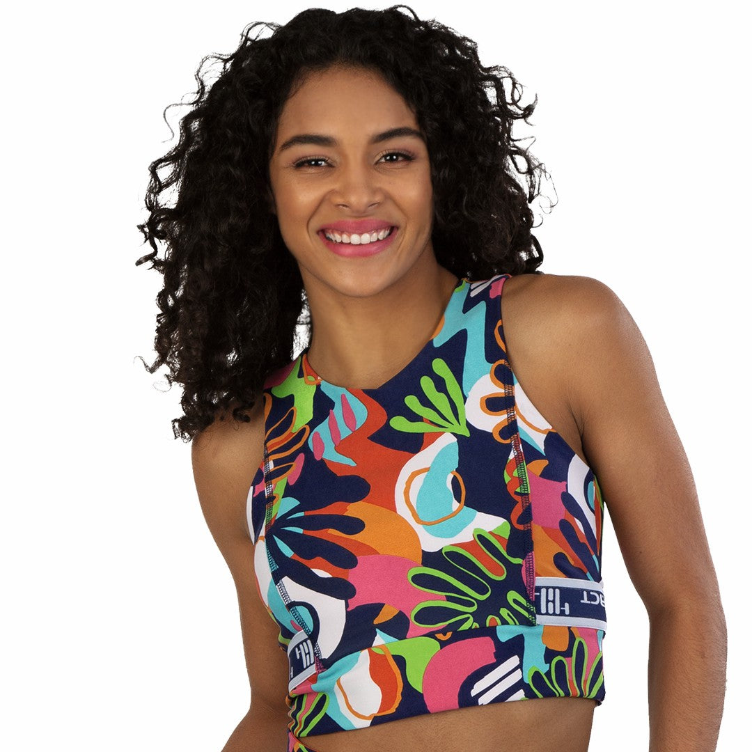 Top cropped support bra deportivo Ilhabela High Impact